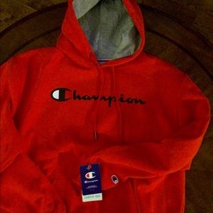 Large men’s hoodie Champion